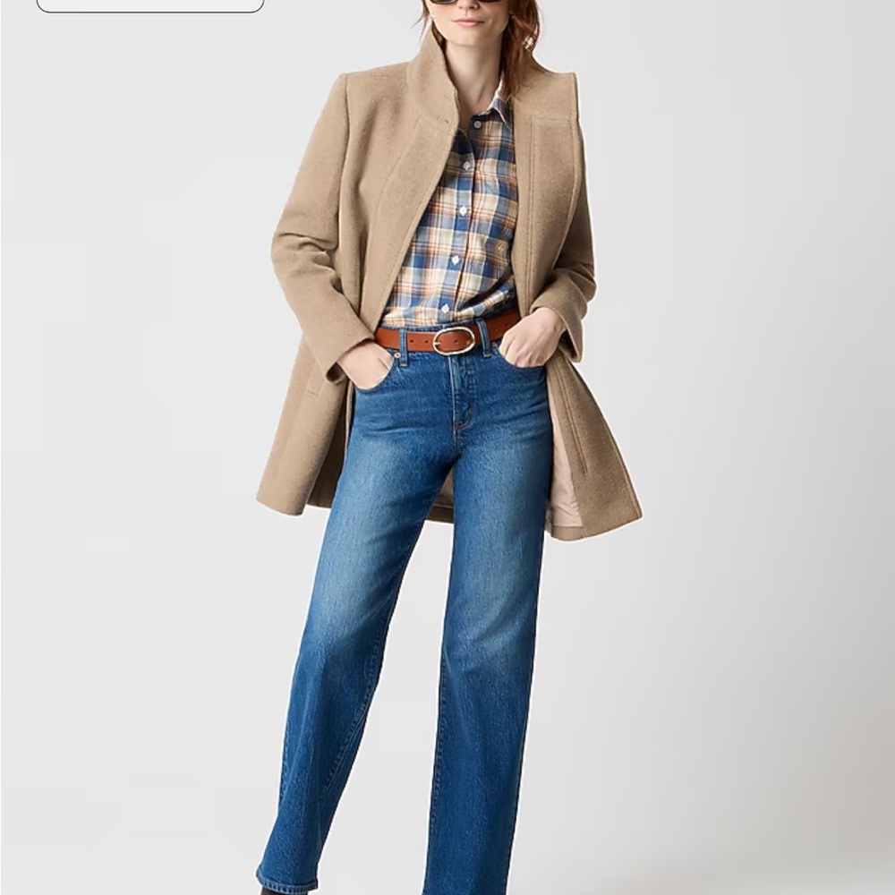 J Crew Factory Wool City Coat
